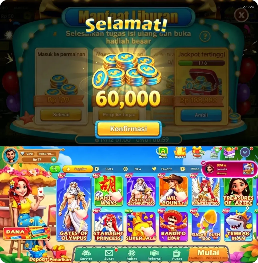 7777w Masuk - 7777w Resmi